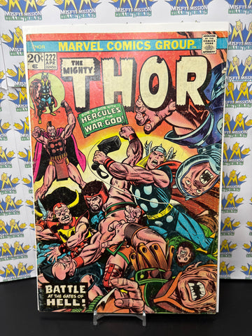 1974 Marvel Comics The Mighty Thor #222 Comic Book