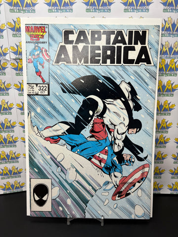 1986 Marvel Comics Captain America #322 Comic Book