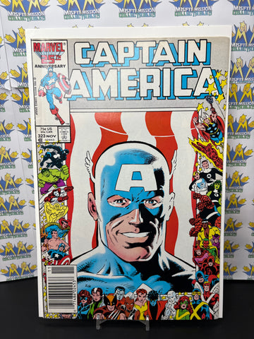 1986 Marvel Comics Captain America #323 Comic Book