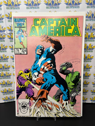 1986 Marvel Comics Captain America #324 Comic Book