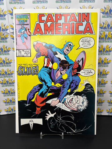 1986 Marvel Comics Captain America #325 Comic Book