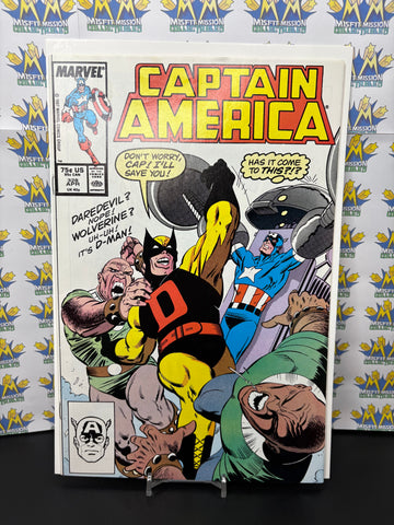 1987 Marvel Comics Captain America #328 Comic Book