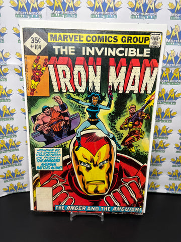 1977 Marvel Comics The Invincible Iron Man #104 Comic Book