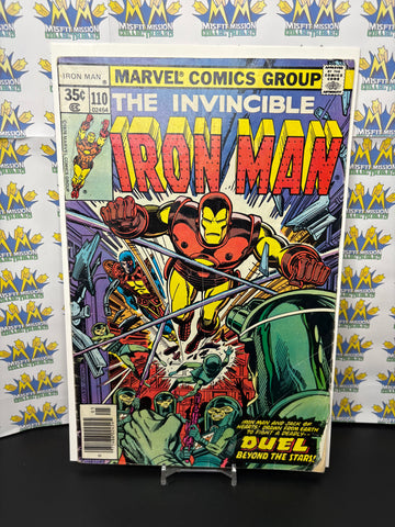 1978 Marvel Comics The Invincible Iron Man #110 Comic Book