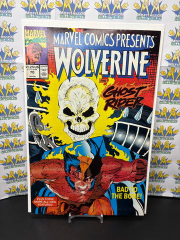 1991 Marvel Comics Presents Wolverine & Ghost Rider #70 Comic Book
