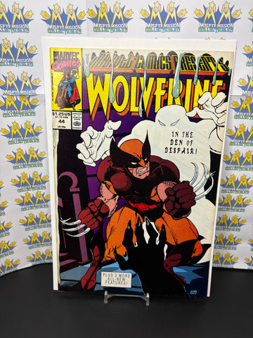 1990 Marvel Comics Presents Wolverine #44 Comic Book