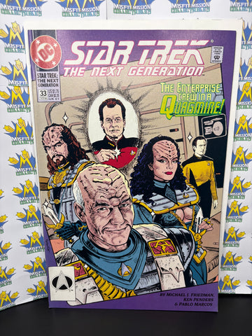 1992 DC Comics Star Trek The Next Generation #33 Comic Book