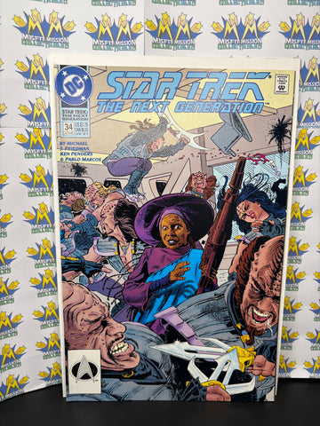 1992 DC Comics Star Trek The Next Generation #34 Comic Book