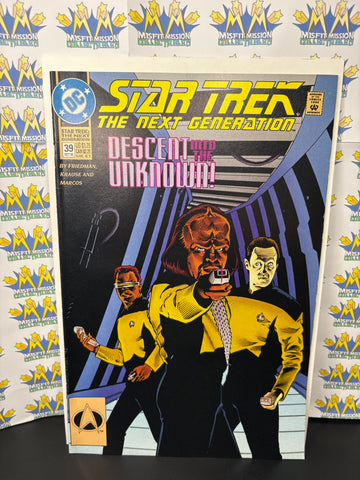 1992 DC Comics Star Trek The Next Generation #39 Comic Book