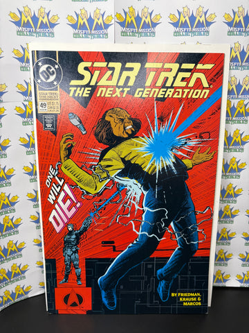 1993 DC Comics Star Trek The Next Generation #49 Comic Book