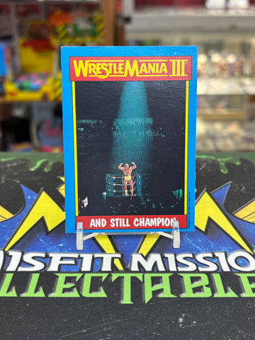 1987 WWF O-Pee-Chee Hulk Hogan And Still Champion #56 Trading Cards