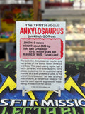 Vintage 1988 Dinosaurs Attacks Ankylosaurus #2 (Sticker) Trading Card