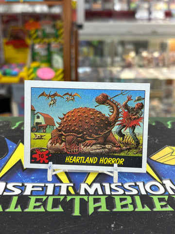 Vintage 1988 Dinosaurs Attacks Heartland Horror #16 Trading Card