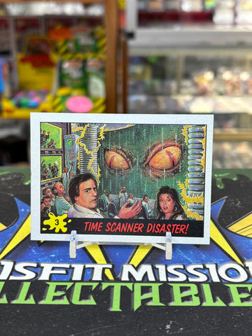 Vintage 1988 Dinosaurs Attacks The Scanner Disaster #3 Trading Card