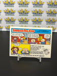 Vintage TOPPS 1986 Garbage Pail Kids Coy Roy Sticker Trading Card