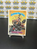 Vintage TOPPS 1986 Garbage Pail Kids Totaled Todd Sticker Trading Card