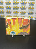 Vintage TOPPS 1986 Garbage Pail Kids Totaled Todd Sticker Trading Card