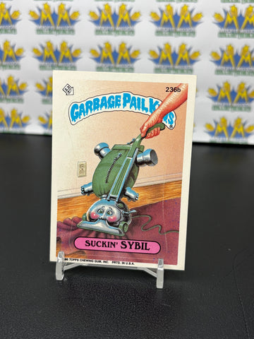 Vintage TOPPS 1986 Garbage Pail Kids Suckin’ Sybil Sticker Trading Card