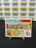 Vintage TOPPS 1986 Garbage Pail Kids Cheap Jewel Sticker Trading Card