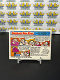 Vintage TOPPS 1986 Garbage Pail Kids Pagan Megan Sticker Trading Card