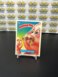 Vintage TOPPS 1986 Garbage Pail Kids Snotty Lottie Sticker Trading Card
