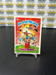 Vintage TOPPS 1986 Garbage Pail Kids Dyna Mike Sticker Trading Card