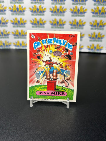 Vintage TOPPS 1986 Garbage Pail Kids Dyna Mike Sticker Trading Card