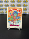 Vintage TOPPS 1986 Garbage Pail Kids Brushed-off Brenda Sticker Trading Card