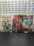 2019 IDW Boom Studios Power Rangers & Teenage Mutant Ninja Turtles 1-5 Comic Book