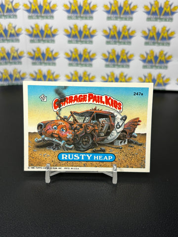 Vintage TOPPS 1986 Garbage Pail Kids Rusty Heap Sticker Trading Card