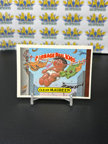 Vintage TOPPS 1986 Garbage Pail Kids Clean Maureen Sticker Trading Card