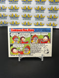 Vintage TOPPS 1986 Garbage Pail Kids Handy Andy Sticker Trading Card