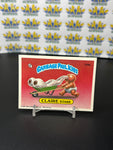 Vintage TOPPS 1986 Garbage Pail Kids Claire Stare Sticker Trading Card