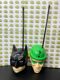 1996 DC Comics Batman Walkie Talkies Batman and Riddler