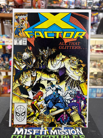 1989 Marvel Comics X Factor #42 Comic Book