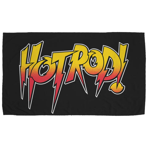 Rowdy Roddy Piper Hot Rod Wall Hanger Flag (New)