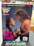 WWE WWF Magazine December 1995 Bret Hart vs Diesel Cover