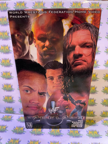 WWE WWF Backlash 2000 VHS Tape