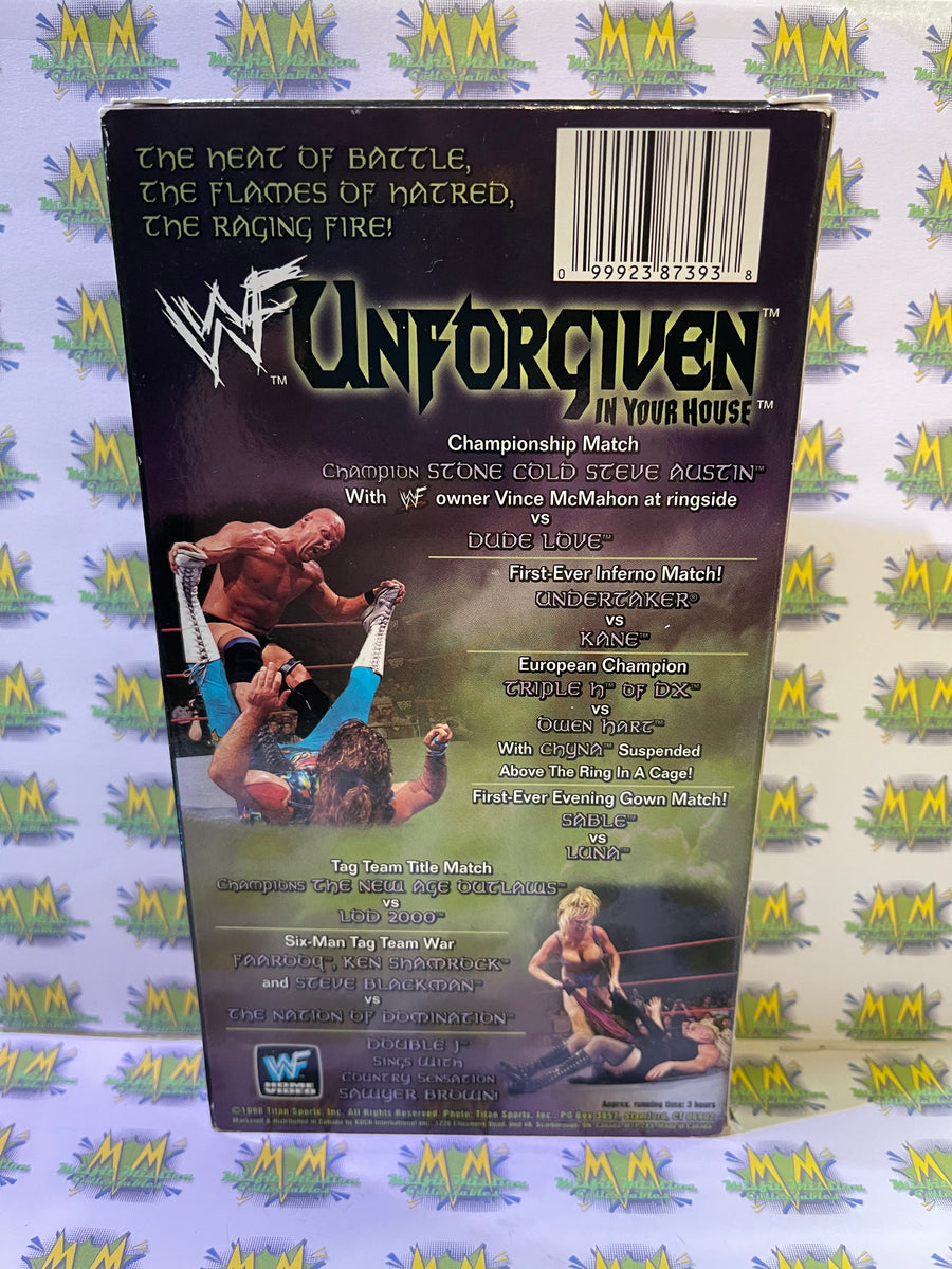 WWE WWF In Your House Unforgiven 1998 VHS Tape – The Misfit Mission ...