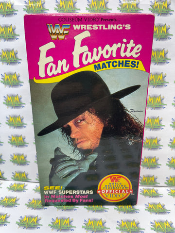 WWE WWF Fan Favourite Matches 1992 VHS Tape
