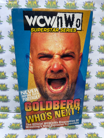 WCW World Championship Wrestling Superstar Series Goldberg VHS Tape