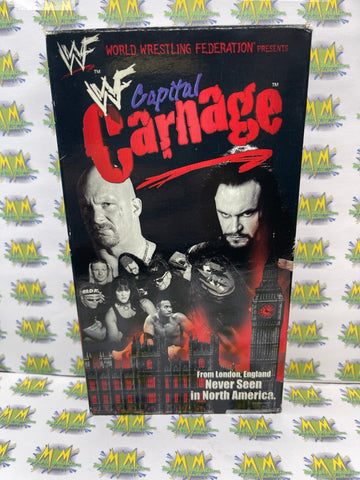 WWE WWF Capital Carnage PPV 1998 VHS Tape
