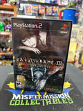 PS2 Sony PlayStation 2 Fatal Frame 3