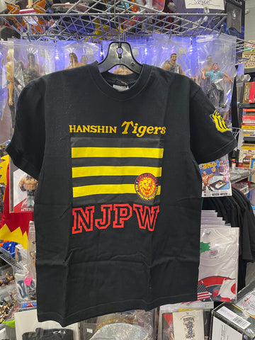 NJPW New Japan Pro Wrestling Hanshin Tigers Crossover Medium T-Shirt