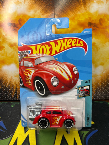 2017 Hot Wheels Tooned Volkswagen Beetle Car (New)