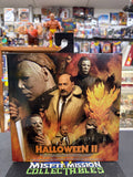 Neca 40 Years Halloween II Michael Myers & Dr. Loomis Figure Set (New)