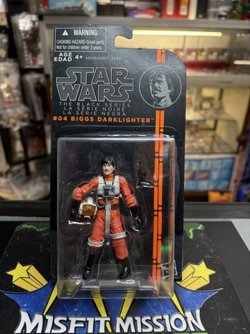 2013 Star Wars Black Series 3.75” 04 Biggs Darklighter Figure (New)