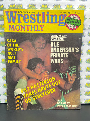 Vintage Wrestling Monthly Magazine December 1976