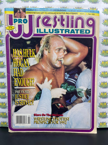 PWI Pro Wrestling Illustrated February 1992 Hulk Hogan