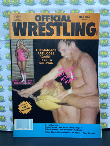 Vintage Charlton Publications Official Wrestling May 1984